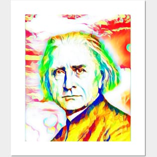 Franz Liszt Colourful Portrait | Franz Liszt Artwork 11 Posters and Art